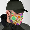 Seahorse Print Pattern Face Mask-grizzshop