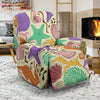 Seahorse Print Pattern Recliner Cover-grizzshop