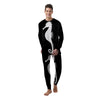 Seahorse White And Black Print Men's Pajamas-grizzshop