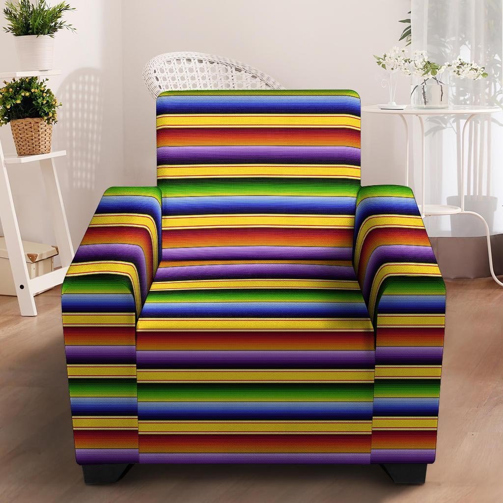 Serape Baja Armchair Cover-grizzshop