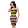 Serape Baja Bodycon Dress-grizzshop