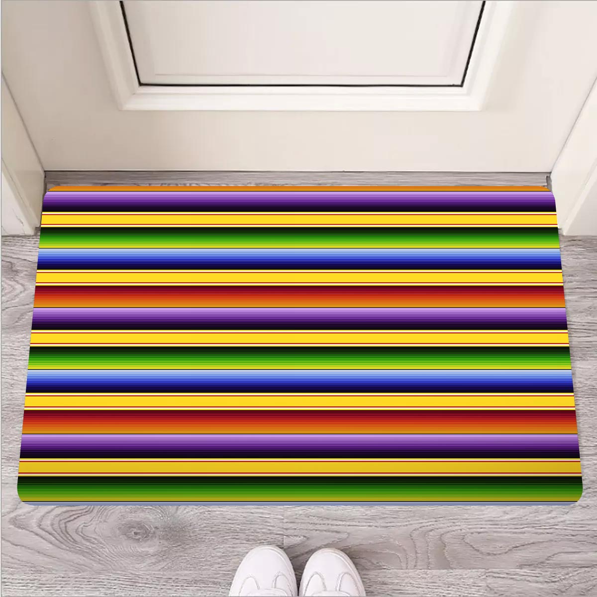 Serape Baja Door Mat-grizzshop