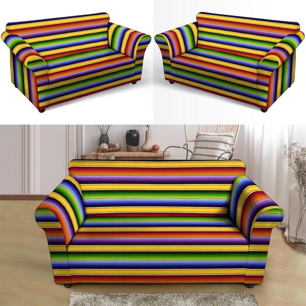 Serape Baja Loveseat Cover-grizzshop