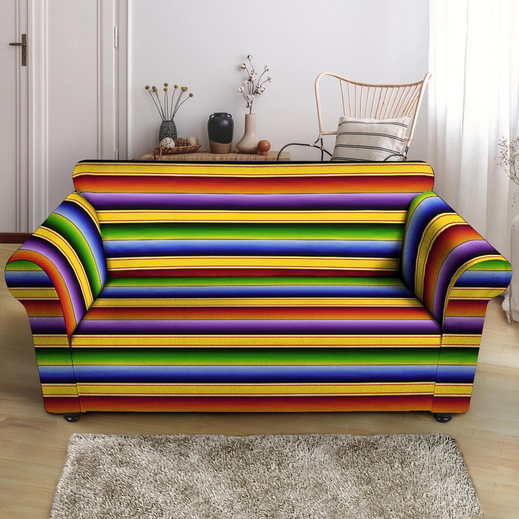 Serape Baja Loveseat Cover-grizzshop