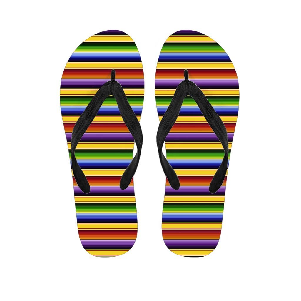 Serape Baja Men's Flip Flops-grizzshop