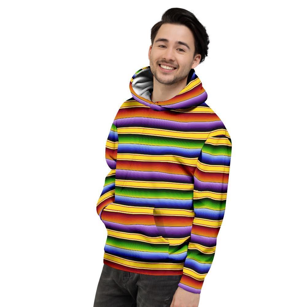 Serape Baja Men's Hoodie-grizzshop