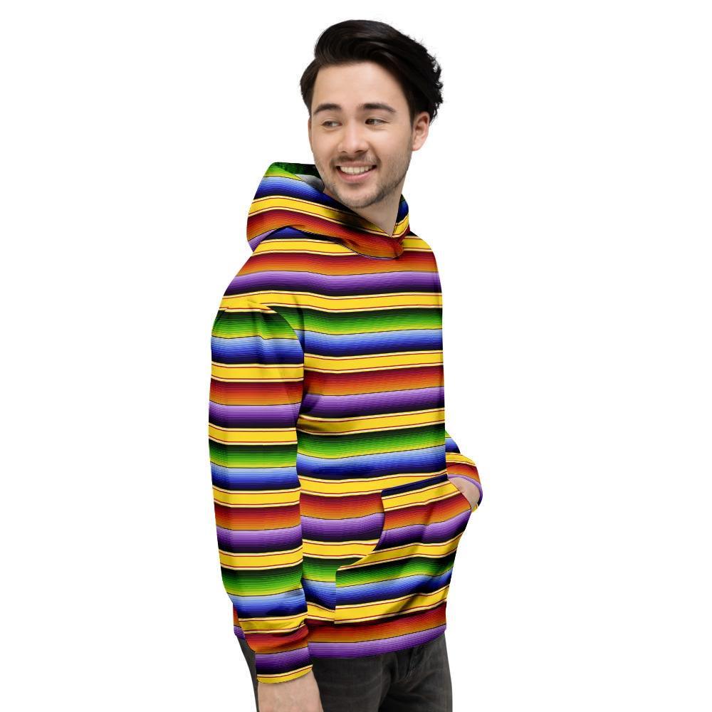 Serape Baja Men's Hoodie-grizzshop