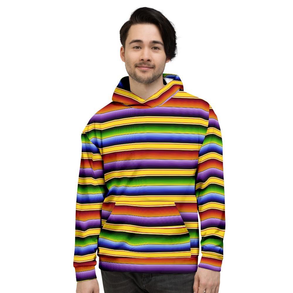 Serape Baja Men's Hoodie-grizzshop