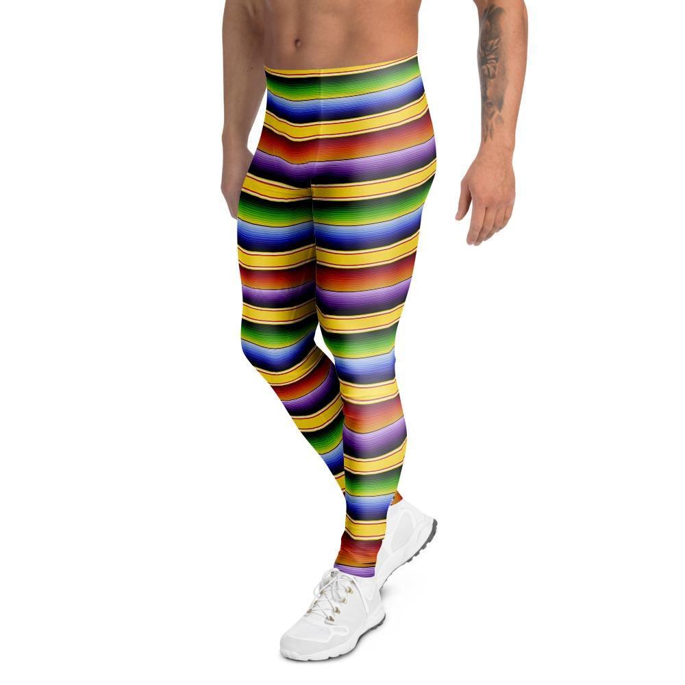 Serape Baja Men's Leggings-grizzshop