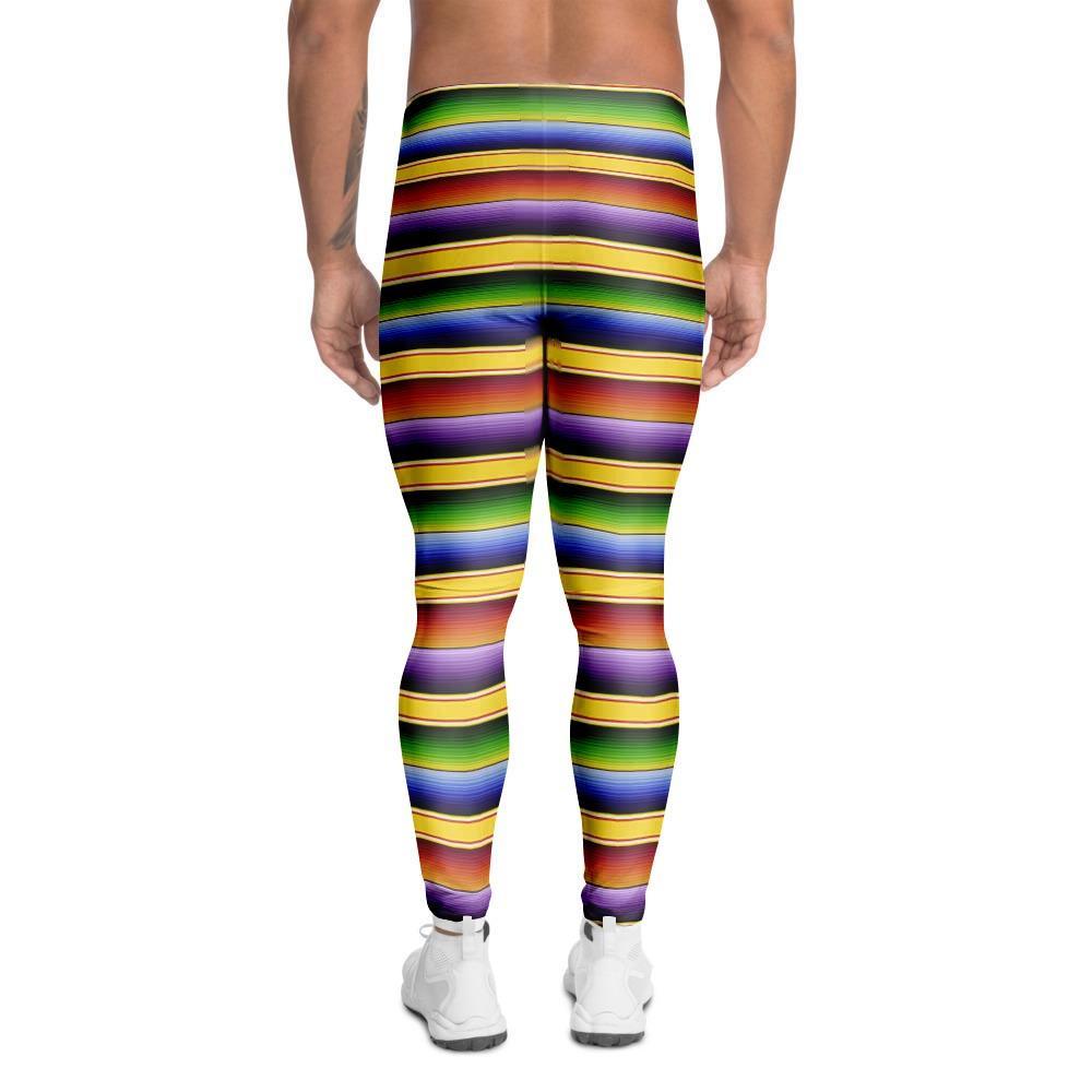 Serape Baja Men's Leggings-grizzshop