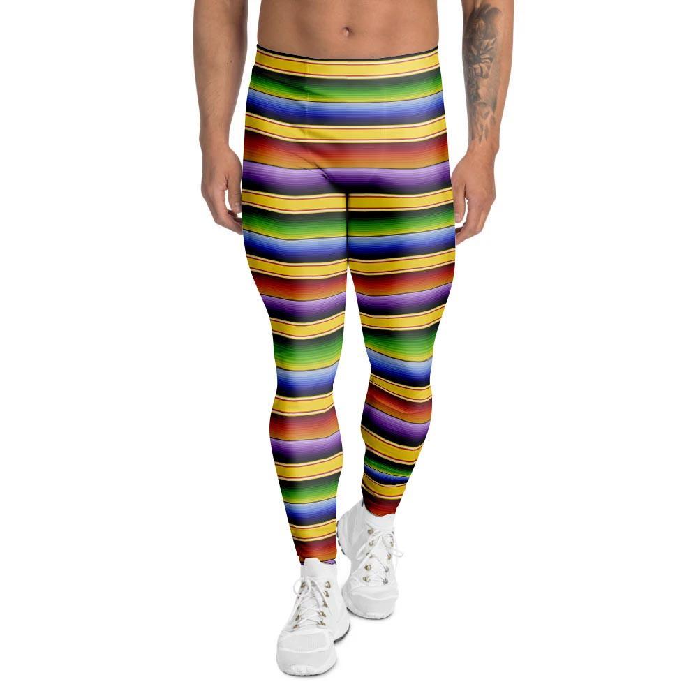 Serape Baja Men's Leggings-grizzshop