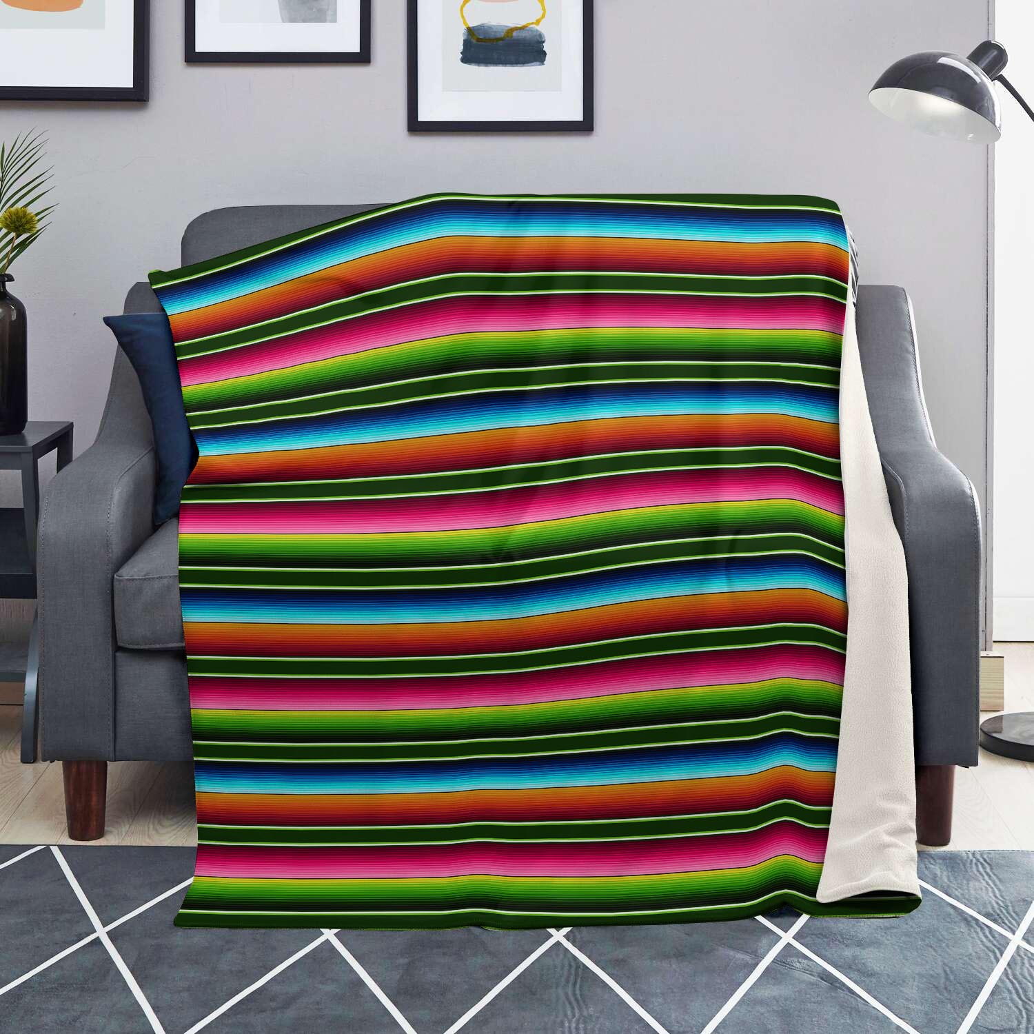 Serape Baja Mexican Blanket-grizzshop