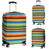 Serape Baja Mexican Blanket Pattern Print Luggage Cover Protector-grizzshop