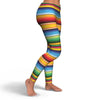 Serape Baja Mexican Blanket Pattern Print Pattern Women Leggings-grizzshop