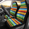 Serape Baja Mexican Blanket Pattern Print Universal Fit Car Seat Cover-grizzshop