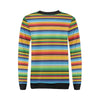 Serape Baja Mexican Blanket Pattern Print Women Crewneck Sweatshirt-grizzshop