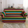 Serape Baja Mexican Loveseat Cover-grizzshop