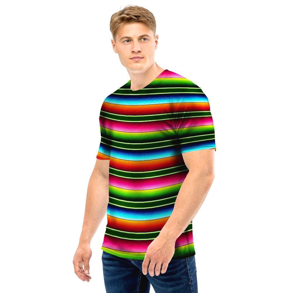 Serape Baja Mexican Men T Shirt-grizzshop