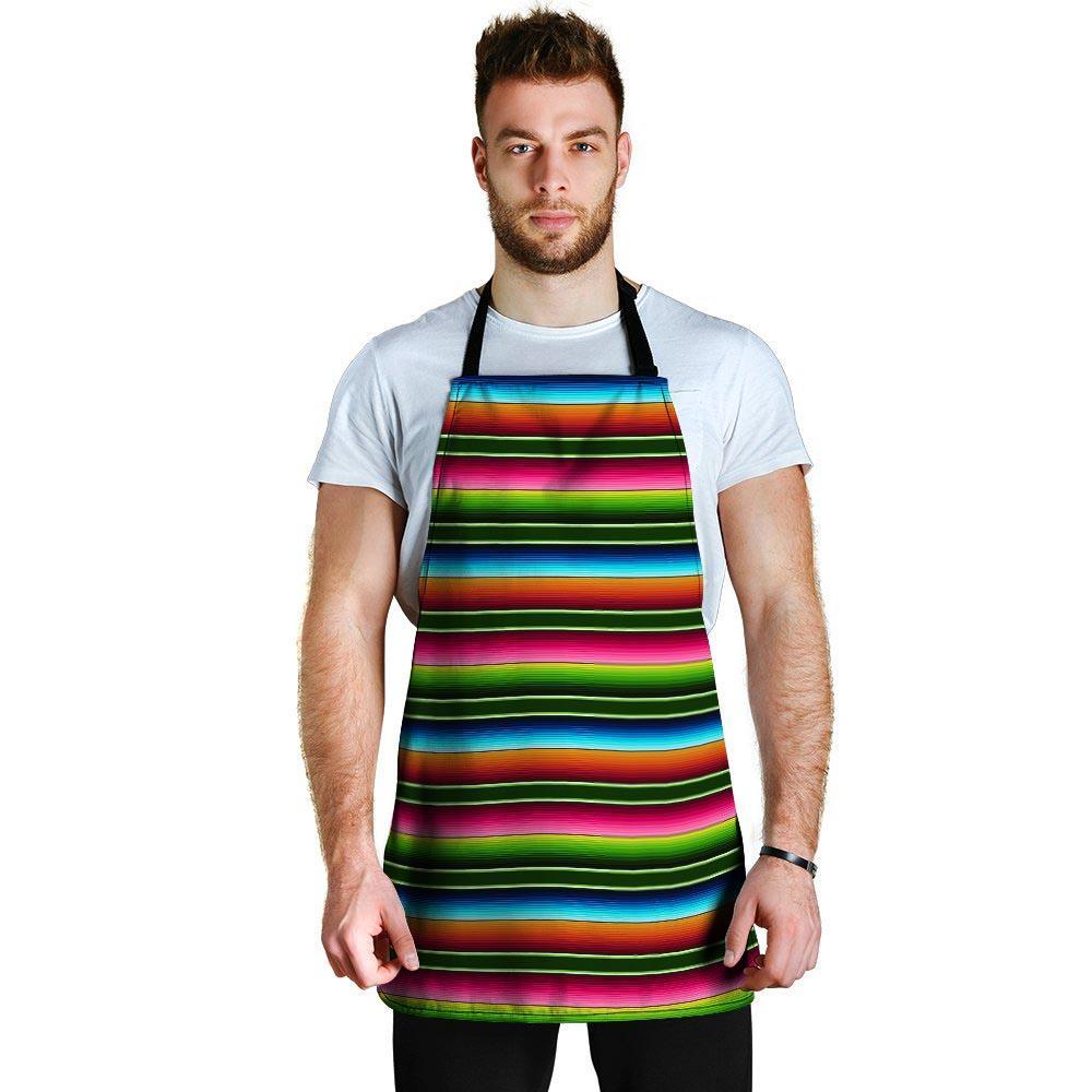 Serape Baja Mexican Men's Apron-grizzshop