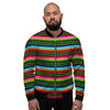 Serape Baja Mexican Men's Bomber Jacket-grizzshop