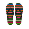 Serape Baja Mexican Men's Flip Flops-grizzshop