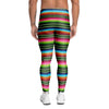 Serape Baja Mexican Men's Leggings-grizzshop