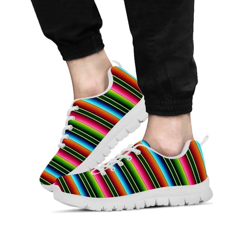 Serape Baja Mexican Men's Sneakers-grizzshop