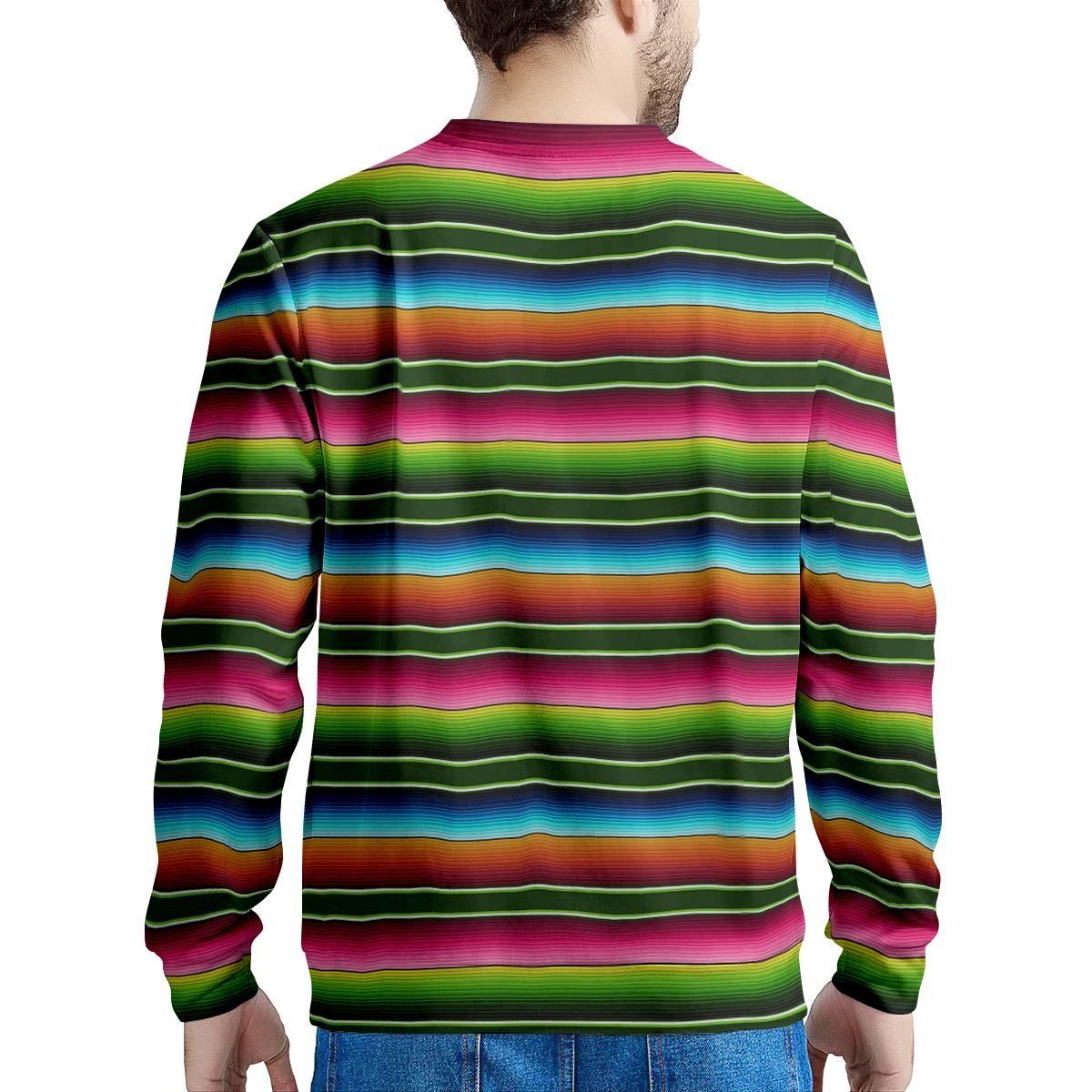 Serape Baja Mexican Men's Sweatshirt-grizzshop