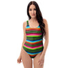 Serape Baja Mexican One Piece Swimsuite-grizzshop