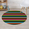 Serape Baja Mexican Round Rug-grizzshop