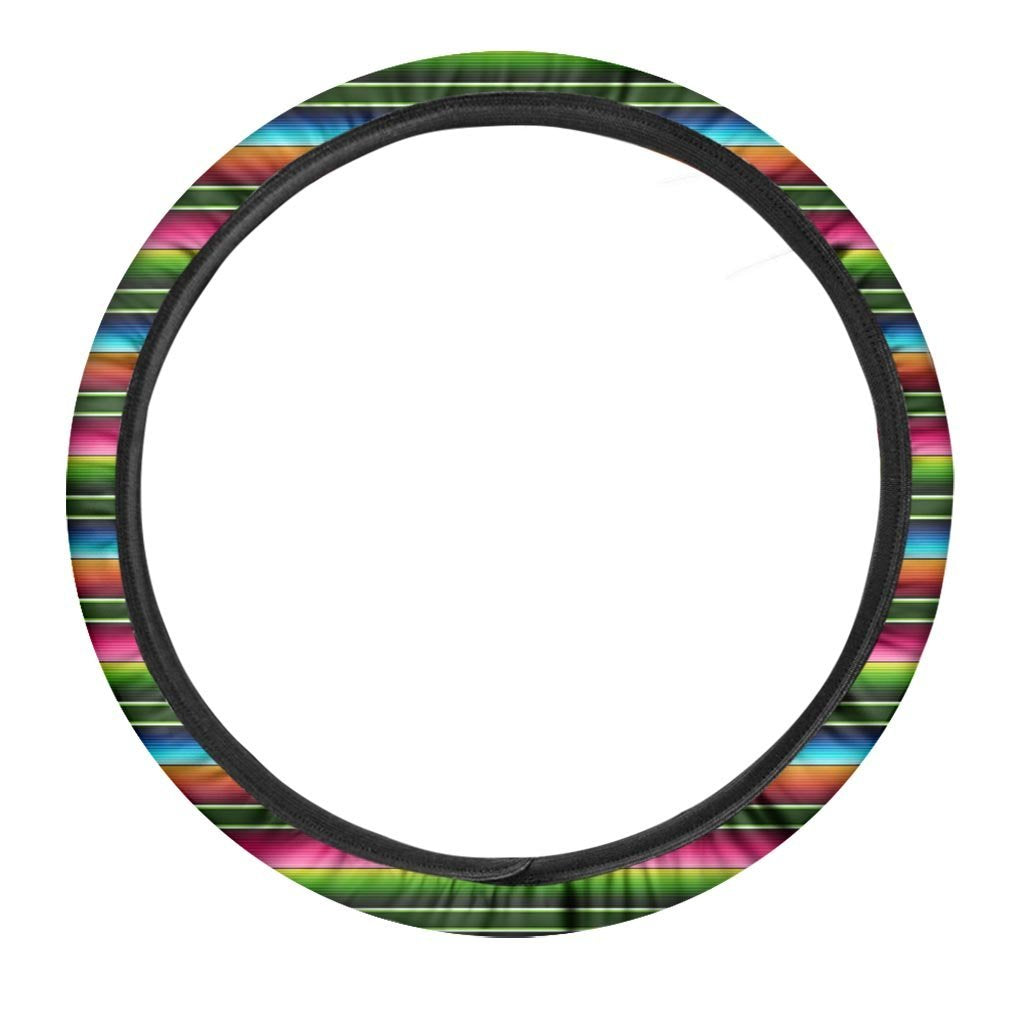 Serape Baja Mexican Steering Wheel Cover-grizzshop