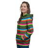 Serape Baja Mexican Women's Hoodie-grizzshop