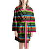 Serape Baja Mexican Women's Robe-grizzshop