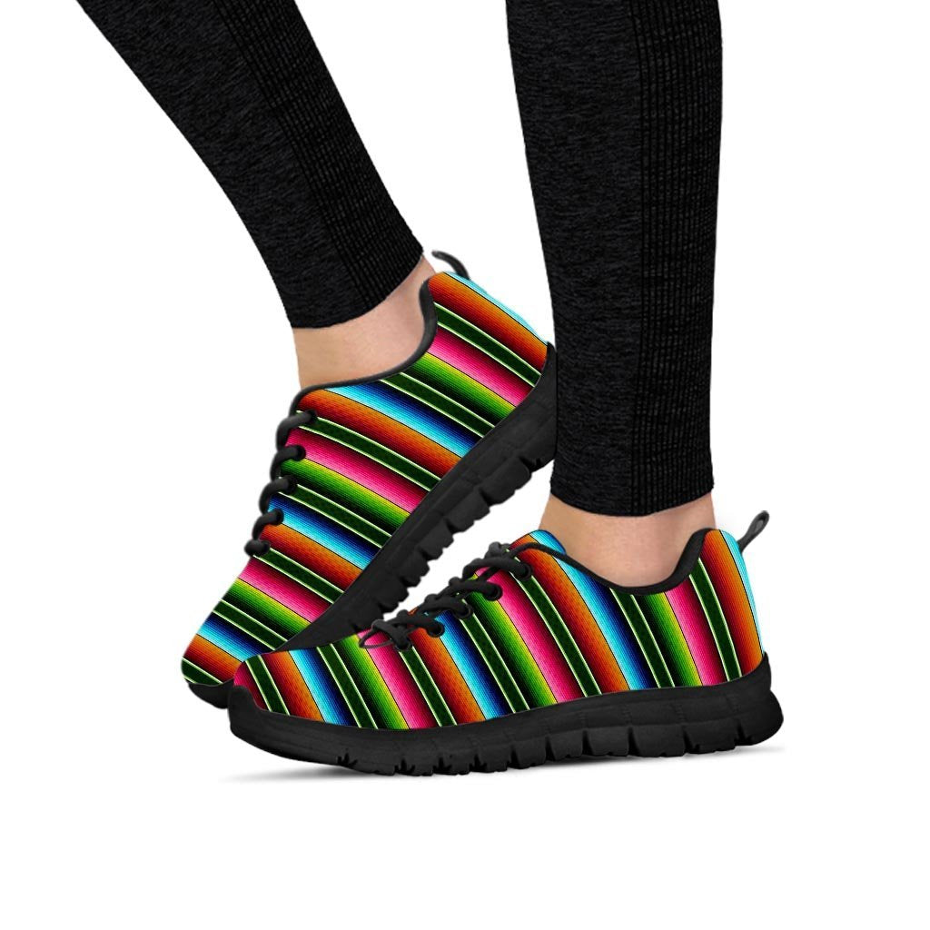 Serape Baja Mexican Women's Sneakers-grizzshop