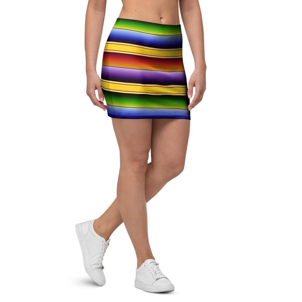 Serape Baja Mini Skirt-grizzshop