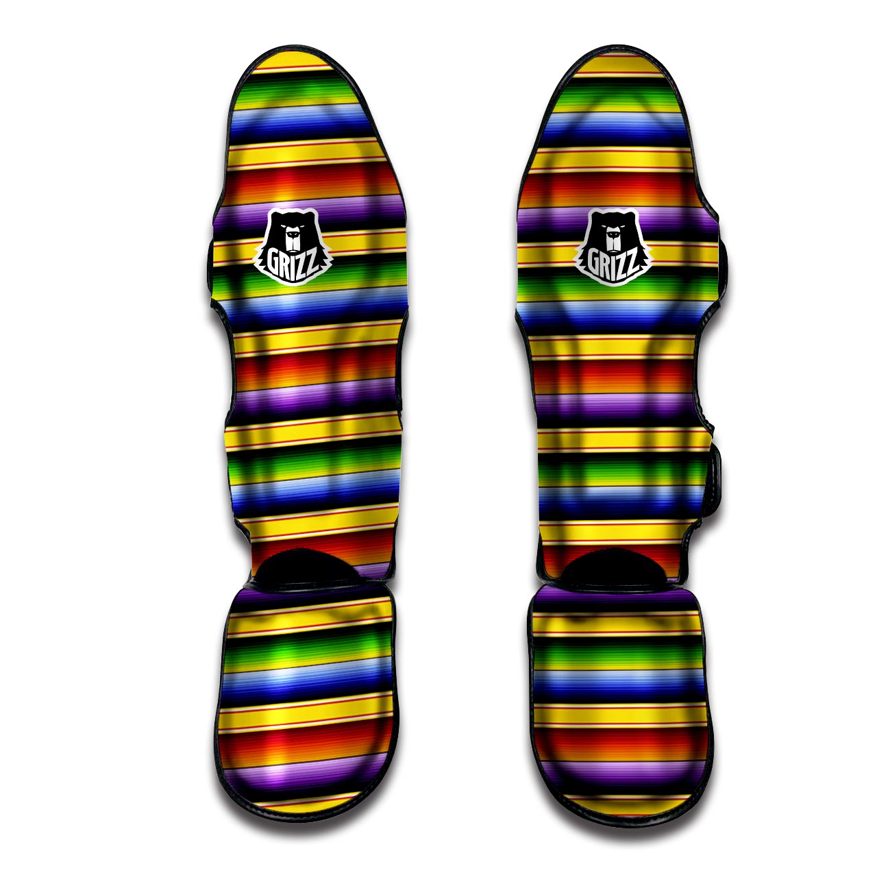 Serape Baja Muay Thai Shin Guard-grizzshop