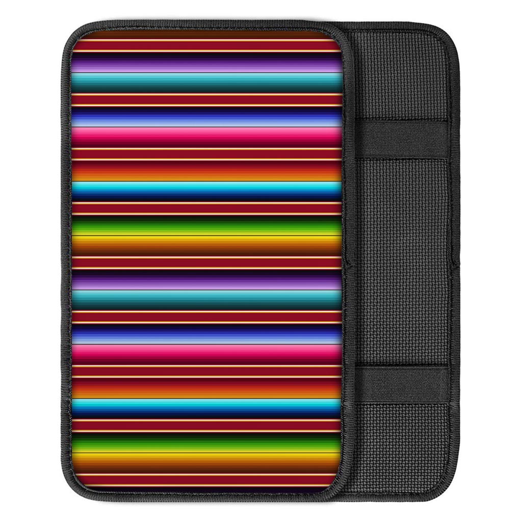 Serape Baja Print Car Console Cover-grizzshop