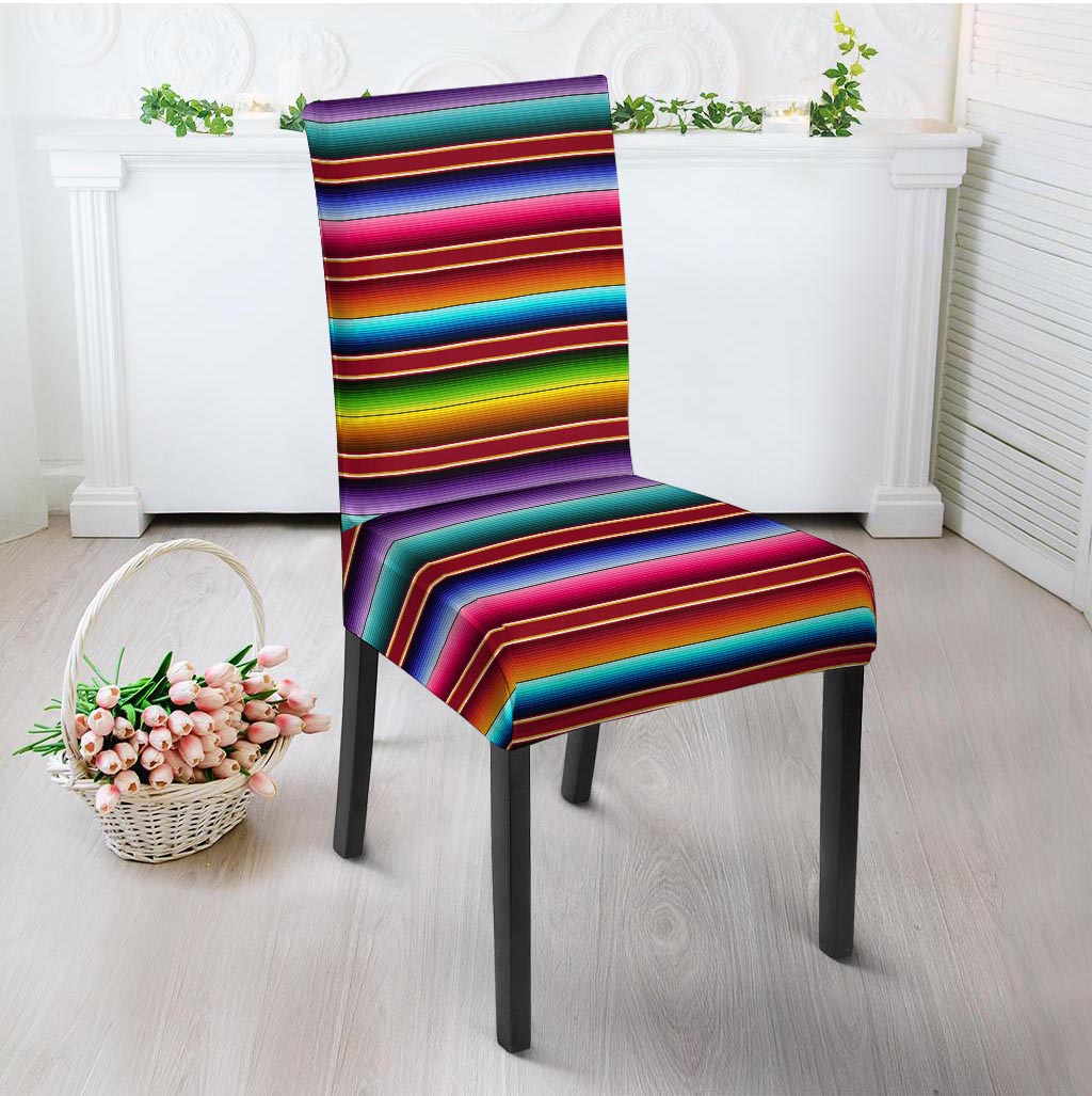 Serape Baja Print Chair Cover-grizzshop