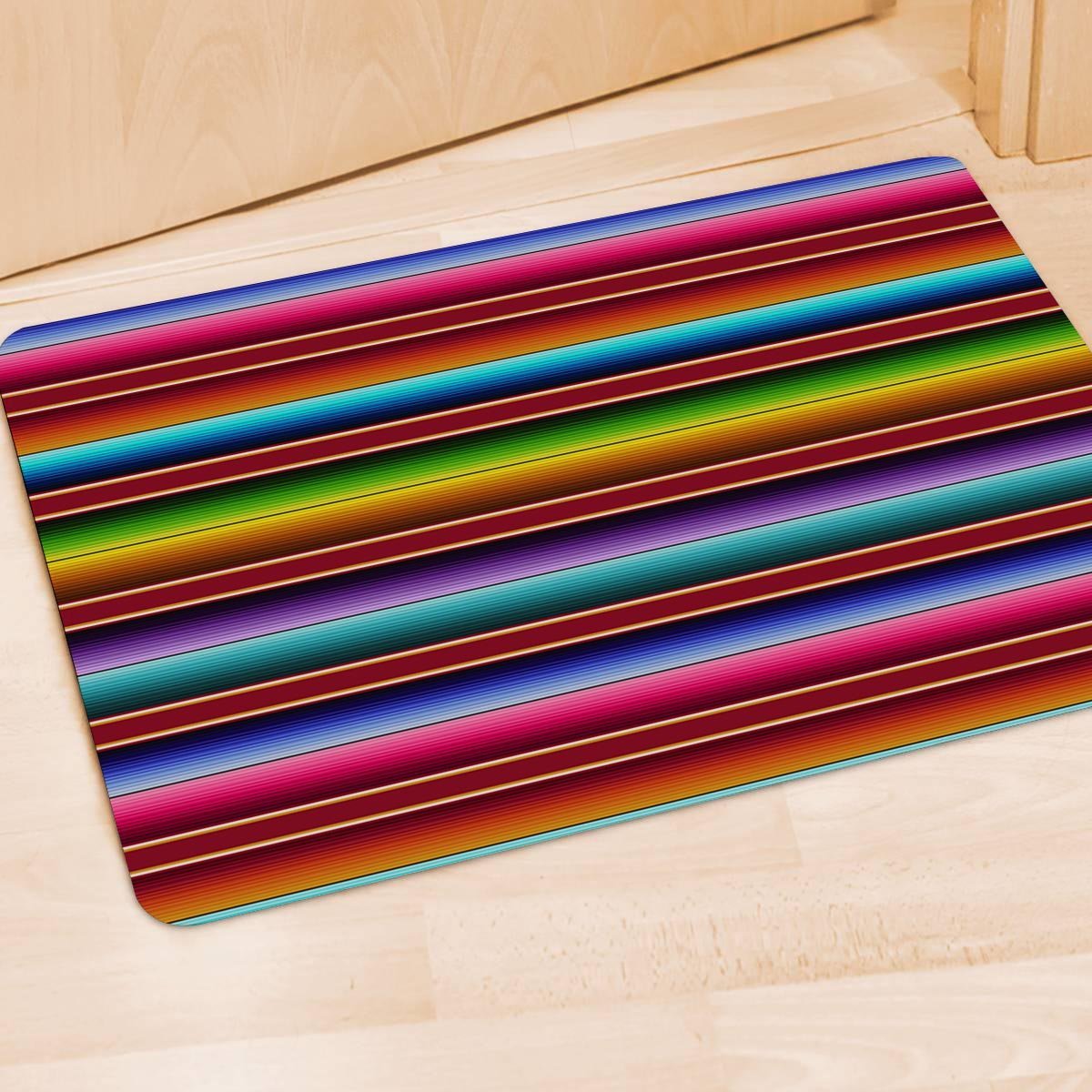 Serape Baja Print Door Mat-grizzshop