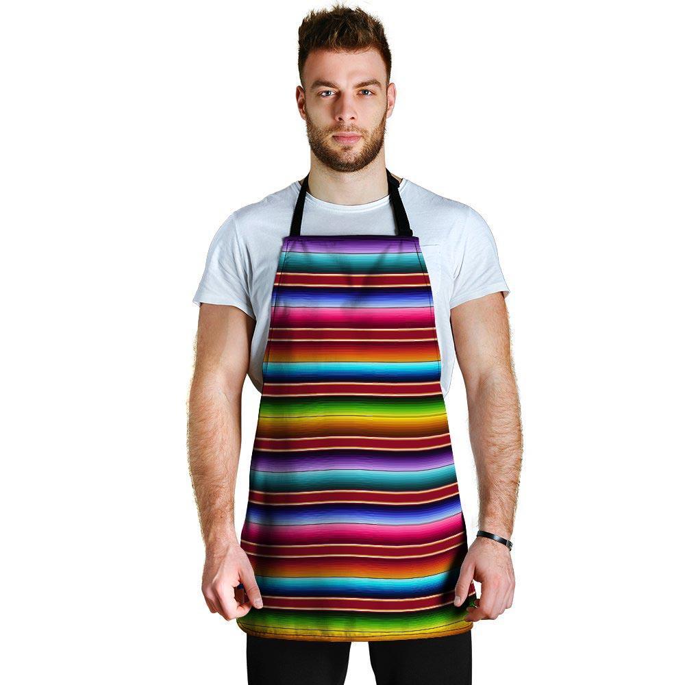 Serape Baja Print Men's Apron-grizzshop