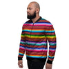 Serape Baja Print Men's Bomber Jacket-grizzshop