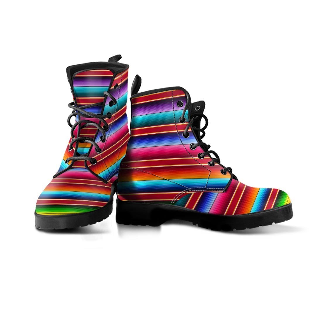 Serape Baja Print Men's Boots-grizzshop