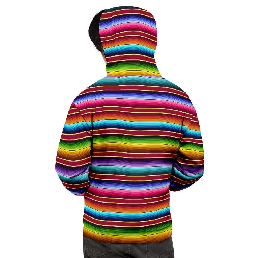 Serape Baja Print Men's Hoodie-grizzshop