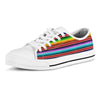 Serape Baja Print Men's Low Top Shoes-grizzshop