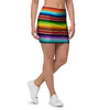 Serape Baja Print Mini Skirt-grizzshop