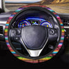 Serape Baja Print Steering Wheel Cover-grizzshop