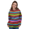 Serape Baja Print Women's Hoodie-grizzshop