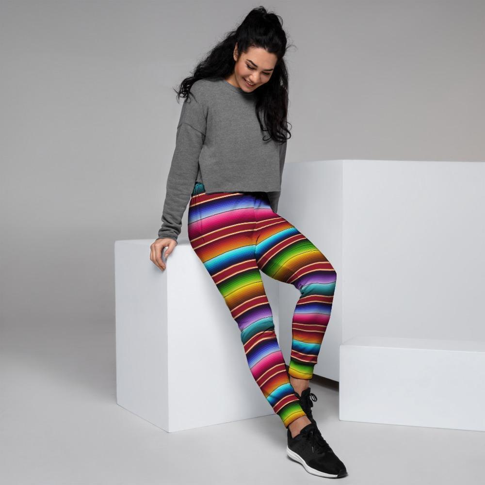 Serape Baja Print Women's Joggers-grizzshop