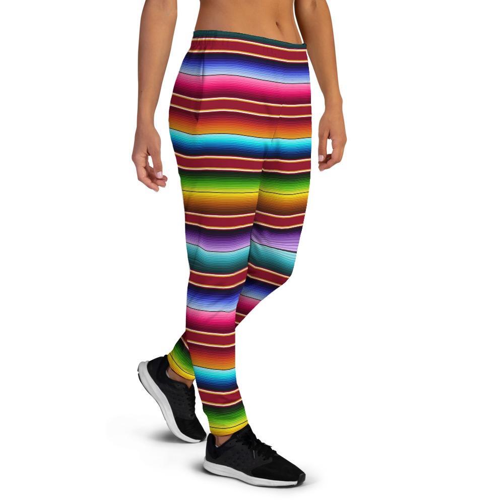 Serape Baja Print Women's Joggers-grizzshop