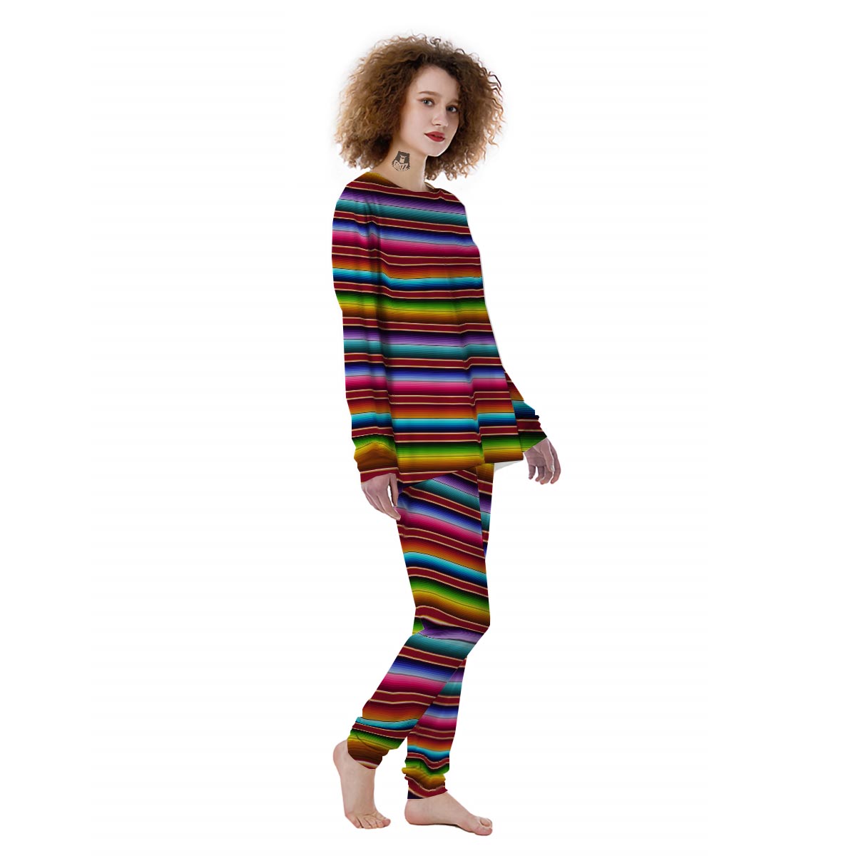 Serape Baja Print Women's Pajamas-grizzshop